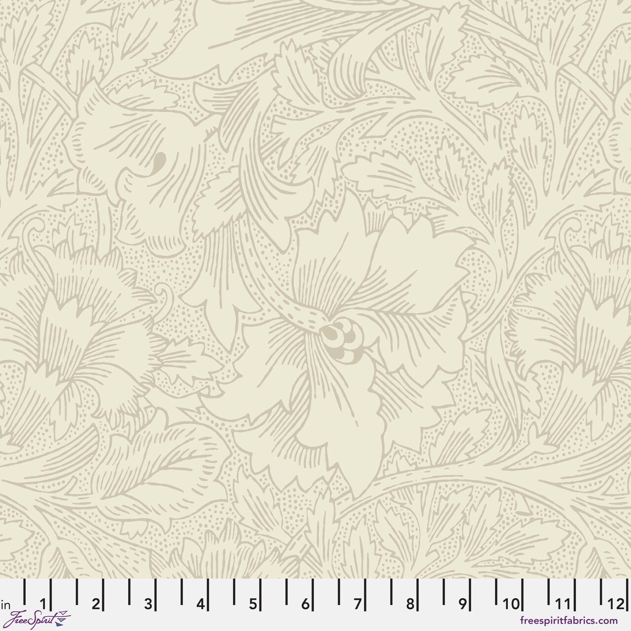 Poppy in Cream (pwwm029.cream) | The Classics | The Original Morris & Co | Free Spirit